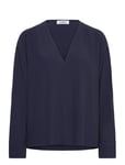 Esprit Casual Blouses Woven Marinblå