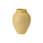 Knabstrup Vase Ripple, Gul