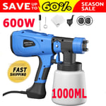 Electric Paint Sprayer Machine Painter Spray Gun Air Sprayer 1000ml Container UK