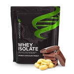 4 x Whey Isolate Double Chocolate Peanut - Proteinpulver jordnød