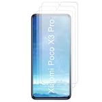 J&D Compatible pour Xiaomi Poco X3 Pro Protection écran, 3 Pièces Anti-éblouissement Non Couverture Complète Mat Protecteur d'Écran pour Xiaomi Poco X3 Pro