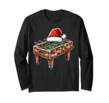 Foosball Player Christmas Hat Xmas Long Sleeve T-Shirt