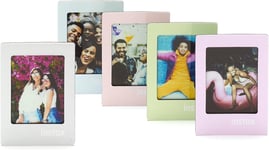 instax mini film pastel border fridge magnets, 5 pack