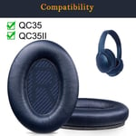 Vaihtokorvatyynyt Bose QuietComfort 35 (QC35) ja Quiet Comfort 35 II (QC35 ii) kuulokkeille, sininen