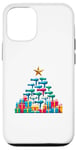 Coque pour iPhone 12/12 Pro Christmas Tree Sèche-cheveux Coiffure Coiffeur Coiffeuse