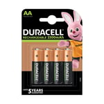 Duracell Rechargeable AA 2500mAh batteries - 4 Pack