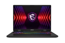 MSI Sword 16 HX B14VGKG-005NEU Bärbar dator - Intel Core i7 i7-14700HX - 26 GB DDR5 - 1 TB SSD M.2 PCIe 4.0 - NVM Express (NVMe) - NVIDIA GeForce RTX 4070 / Intel UHD Graphics - 16"