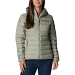 Columbia Women's Lake 22 Down Hooded Jacket, Hooded Puffer Down Jacket, Safari, Size L