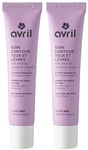 Avril Soin contour des yeux et lèvres Certifié BIO Crème Pour La Peau 2x40 ml