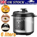 10 in 1 Electric Digital Pressure Cooker 1050W Large Family 6L UK Stock