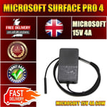 Microsoft Surface Pro 4 Tablet AC Adapter Charger Model 1706 15V 4A 5V 1A