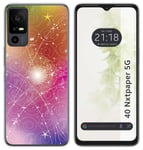 Coque Silicone pour TCL 40 NXTPAPER 5G Design Abstrait Dessins