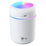 bioU - Air Humidifier - Essential Oil Diffuser - Usb Plug, White - 2 Watts