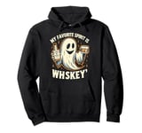 My Favorite Spirit is Whiskey Funny Halloween Apparel Outfit Pullover Hoodie