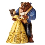 Enesco Disney Traditions 4049619 Figurine Belle et la Bête Dansant/25e Anniversary Figurine Multicolore 23 cm