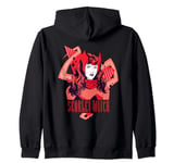 Marvel Scarlet Witch Shades of Red Wanda Maximoff Avengers Zip Hoodie