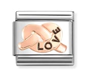 Nomination Composable Classic Rose gold symbols LOVE knot 430202/35