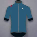 CLEARANCE Sportful Fiandre Light NoRain Short Sleeves Jacket Sea Blue - Large