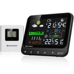 Station Meteo Radio Neomeo H Avec Capteur Exterieur,Ecran Couleur,Alarme De Temperature,Indicateur De Confort Climatique,Alerte De Gel,Reveil,Heure Dcf