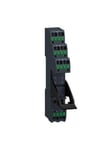 Schneider Electric Zelio socket with push-in spring clamps for RXG relays with 2 contact sets