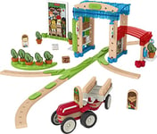 Preschoolers can design their very own town with this Wonder Makers building and track set featuring more than75 play pieces!, FXG14