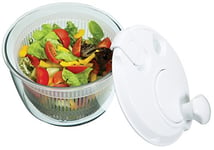 KitchenCraft Mini Salad Spinner / Dresser, Small Multi-Use Salad Washer, 19cm (7.5")