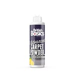 BritishBasics Carpet Powder Refresher | Removes Stains and Odours | Powerful Fabric Cleaner that Eliminates Smells | Lemon Scent 600g, White