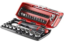 FACOM RLNANO-U112 Coffret Douilles 1/4" 12 Pans en Pouces - 28 pièces