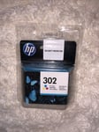 HP No 302 Tri Colour Genuine Printer Ink Envy 4520 Series Officejet 4650 3830