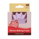 FunCakes Baking Cups Lot de 48 caissettes à muffins et cupcakes en carton enduit, parfaits pour les cupcakes et muffins - Violet pastel