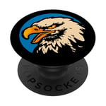 Retro Bald Eagle Bird American Animals PopSockets Adhesive PopGrip