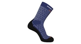 Chaussettes unisexe salomon ultra glide crew bleu