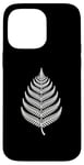 Coque pour iPhone 14 Pro Max Silver Fern Leaf Nouvelle-Zélande Rugby Kiwi Land Aotearoa NZ