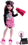 Monster High Fearbook Draculaura Doll and Accessories Set with Movie Club Theme