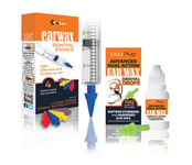 Ear Wax Removal Syringe +LiquiPlug 12ml ear drops-LUGGUARDS® 60ml Quad Stream