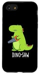 Coque pour iPhone SE (2020) / 7 / 8 Dino-saw Jeu de mots drôle dinosaure