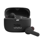 JBL Tune 230NC TWS True Wireless In-Ear Headphones and Charging Case, Active Noise-Cancelling Bluetooth Earphones with Stick Closed Design, Up to 40 Hours Battery Life, Black