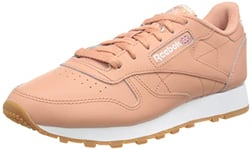 Reebok Homme Classic Leather Baskets, Canyon Coral Mel Canyon Coral Mel Ftwr White, 39 EU