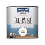 Johnstones Revive Tile Paint 750ml Antique Cream - Ceramic Gloss Finish