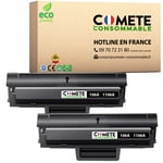 106A - 2 Cartouches Toners Compatibles avec HP 106A 1106A W1106A (avec Puce Mise à Jour) pour imprimante Laser 107A 107W MFP 135A 135AG 135W 135WG 137FNW 137FWG 138FNW 138FW 138P 138PN 138PNW