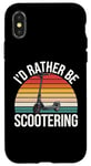 iPhone X/XS Scooter Electric Retro Vintage Street Stunt E-Scooter Tricks Case