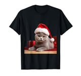 British Shorthair Cat Christmas - British Shorthair Cat T-Shirt