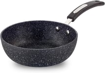 Scoville NEVERSTICK 20cm Wok Pan, Small Non-Stick Wok, Deep Stir-Fry Pan, for