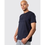 Gant D1. Tonal Archive Shield Mens T-Shirt - Blue Cotton - Size Large