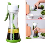 Leak Proof Salad Dressing Shaker with Scale Salad Dressing Container  Kitchen