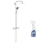 Colonne de douche avec mitigeur thermostatique GROHE Vitalio Joy System 210 Quickfix  + Nettoyant GroheClean