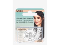 Invisibobble Invisibobble_Waver The Traceless Hair Clip Spinki Do Włosów Crystal Clear Black 3 Szt.