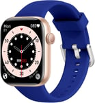 Montre Connect¿¿E Pour Homme Femme, 1,85"" Avec R¿¿Ponse/Appels, 140 Sportive Smart Watch Avec Podom¿¿Tre, Sommeil/Cardiofr¿¿Quencem¿¿Tre/Spo2, ¿¿Tanche Ip68 Smartband Pour Android Ios