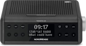 Transita 115 Dab Radio-réveil (Dab+, FM, Fonction Snooze, réveil, Mise en Veille) Anthracite