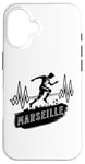 Coque pour iPhone 16 Cadeau Supporter Marseille Foot marseillais